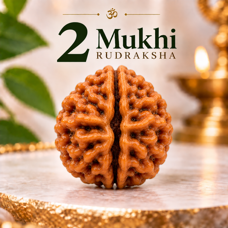 2 Mukhi Rudraksha