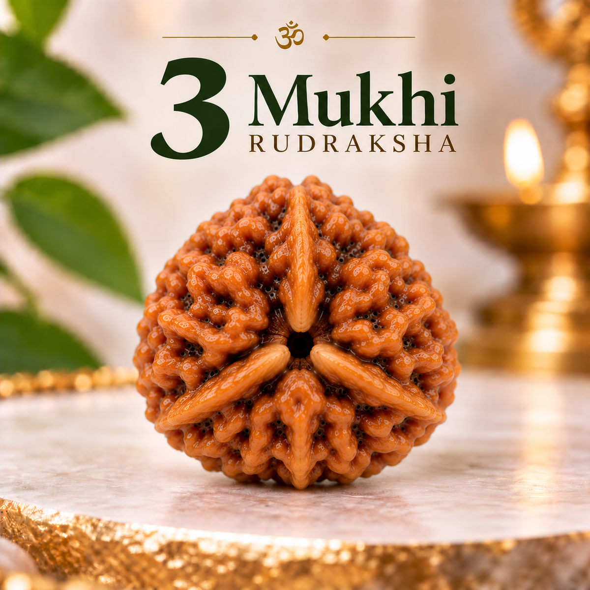 3 Mukhi Rudraksha