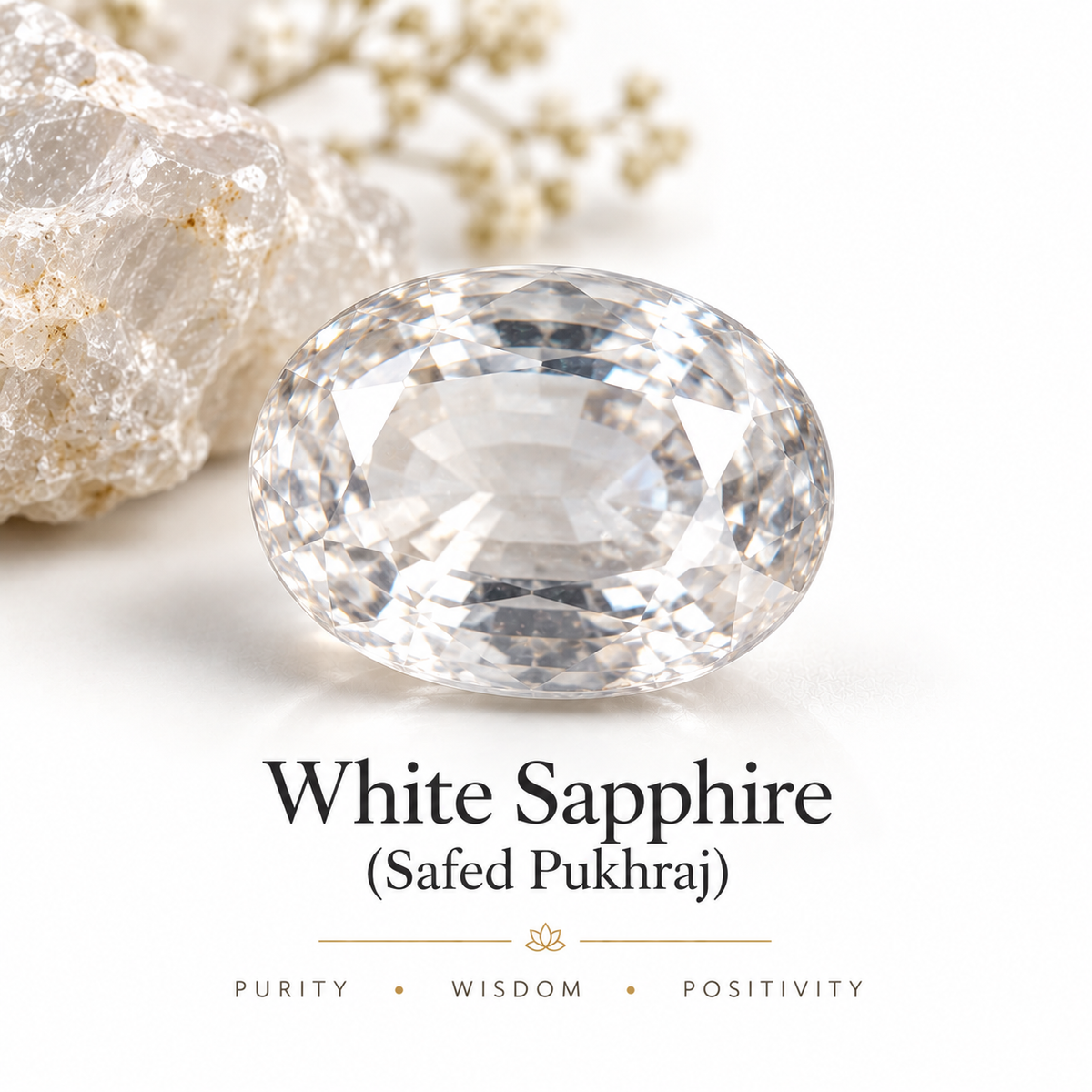 White Sapphire · Safed Pukhraj